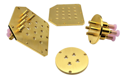 Quantum Microwave QMC-CRYOPLATE-04/16/32位低溫隔板連接器安裝板 Quantum Microwave QMC-CRYOPLATE-04/16/32位低溫隔板連接器安裝板