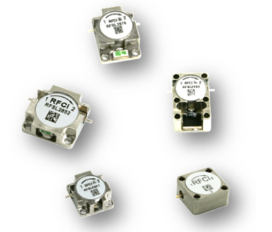 RFCI窄波段S、C、X波段和Ku波段法蘭安裝隔離器